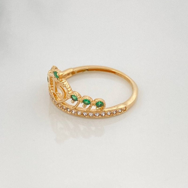 Ring 15´S Crown 1.7 g / T5 1/2 Yellow Gold 18K