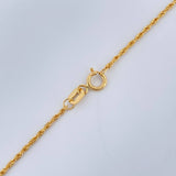 Rope Chain 0.95gr / 19.7in / 18K Gold +3 $