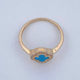 Anillo Trebol 2.65gr / T8 / Oro Amarillo 18K &