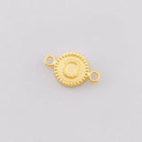 Charm Circle Letter O 0.6g / 3/4 in Yellow Gold 18K
