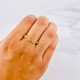GC Diamond Cut Ring 0.85g / T6 Yellow Gold 18K