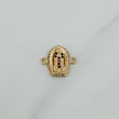 Virgin of Guadalupe Charm 1.1 g / 1/2 in 18K Yellow Gold