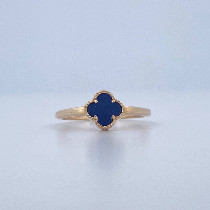 Anillo Trebol 1.95gr / T6 1/2 / Oro Amarillo 18K &