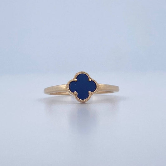 Anillo Trebol 1.95gr / T6 1/2 / Oro Amarillo 18K &