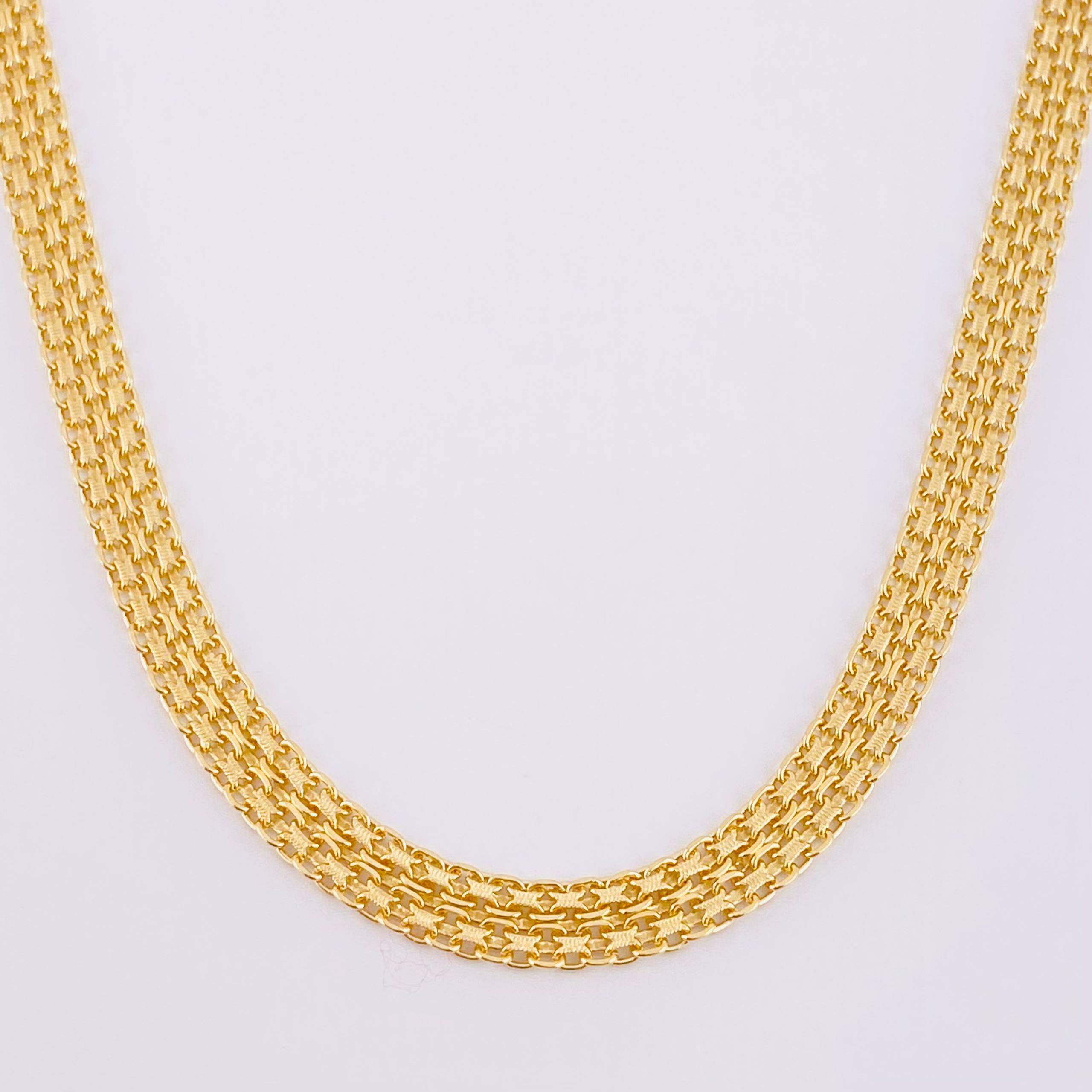 Bismark Chain 23.9g / 24 in / 6.25mm Yellow Gold 18K