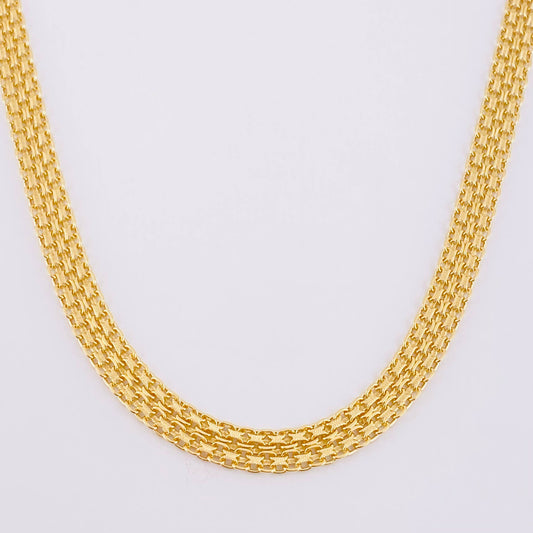 Bismark Chain 23.9g / 24 in / 6.25mm Yellow Gold 18K