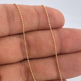 Cadena Militar 2.45gr / 24 1/4 in / Oro Amarillo +3 18K %