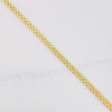 Bismark Bracelet 1.6g / 8 1/4 in / 2.75mm Yellow Gold 18K