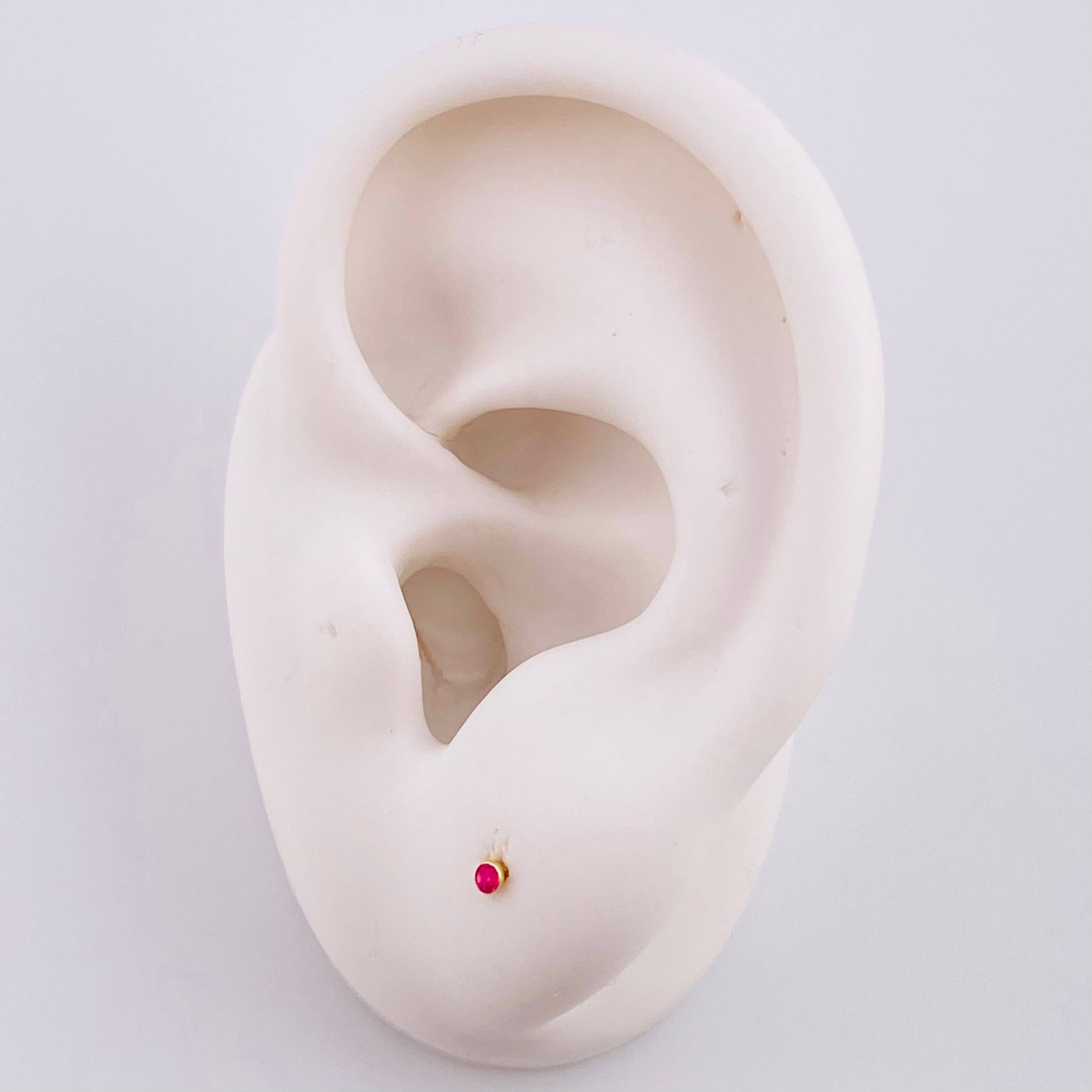 Topos Bisel 0.35g / in / 1.9mm Oro Amarillo 18K