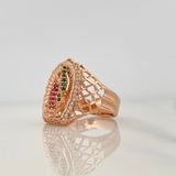 Anillo Virgen De Guadalupe 5.5 g / T9 1/4 Oro Rosa 18K