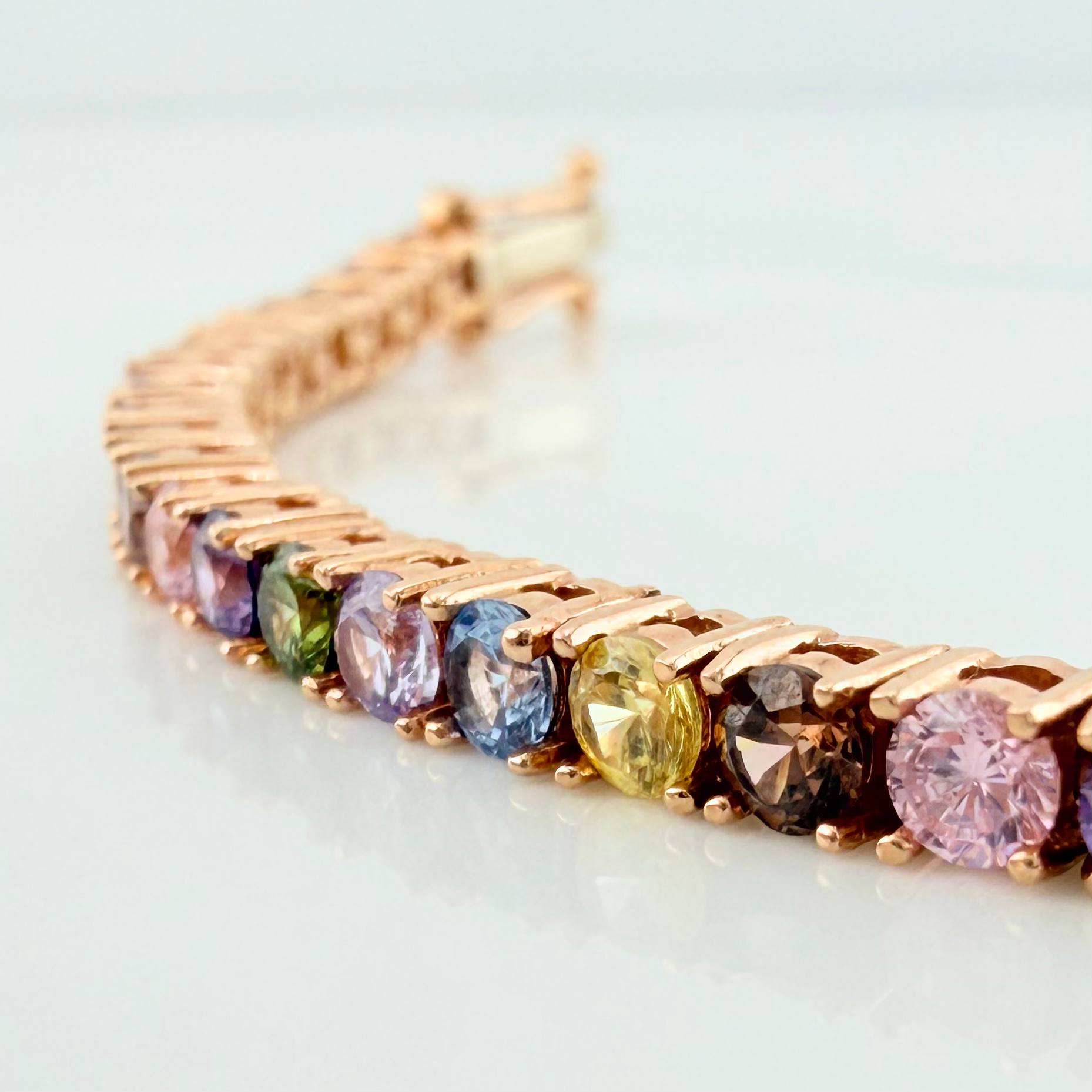 Tennis Bracelet 13.35 g / 7 in / 3.2 mm 18K Rose Gold