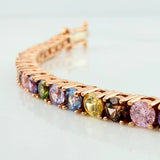 Tennis Bracelet 13.35 g / 7 in / 3.2 mm 18K Rose Gold