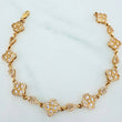 Clover Bracelet Drop 12.8 g / 8 in / 9.4 mm Yellow Gold 18K