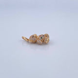 Pendant Articulated Bear 2.6gr / 2cm / 18K Gold &