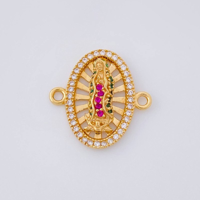 Charm Virgen de Guadalupe 2.05g / 3/4 in Yellow Gold 18K