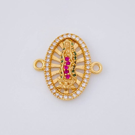 Charm Virgen de Guadalupe 2.05g / 3/4 in Yellow Gold 18K