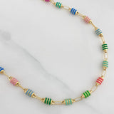 Rustic Barrel Chain 13.3 g / 25 in / 4.3 mm 18K Yellow Gold