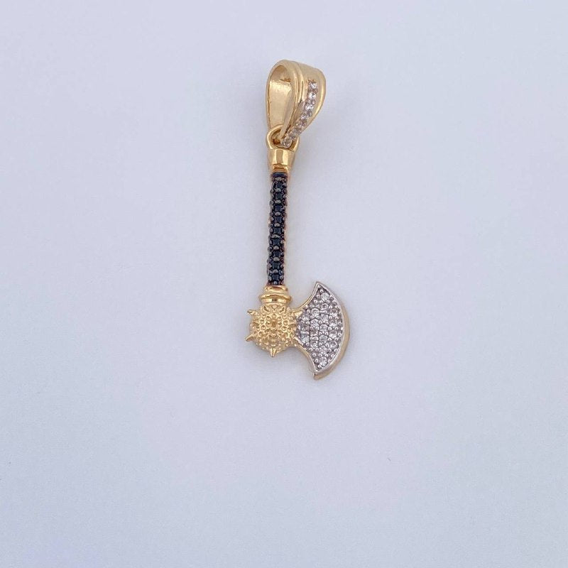 Pendant Axe 2.5gr / 3.5cm / 18K Gold &
