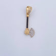Pendant Axe 2.5gr / 3.5cm / 18K Gold &