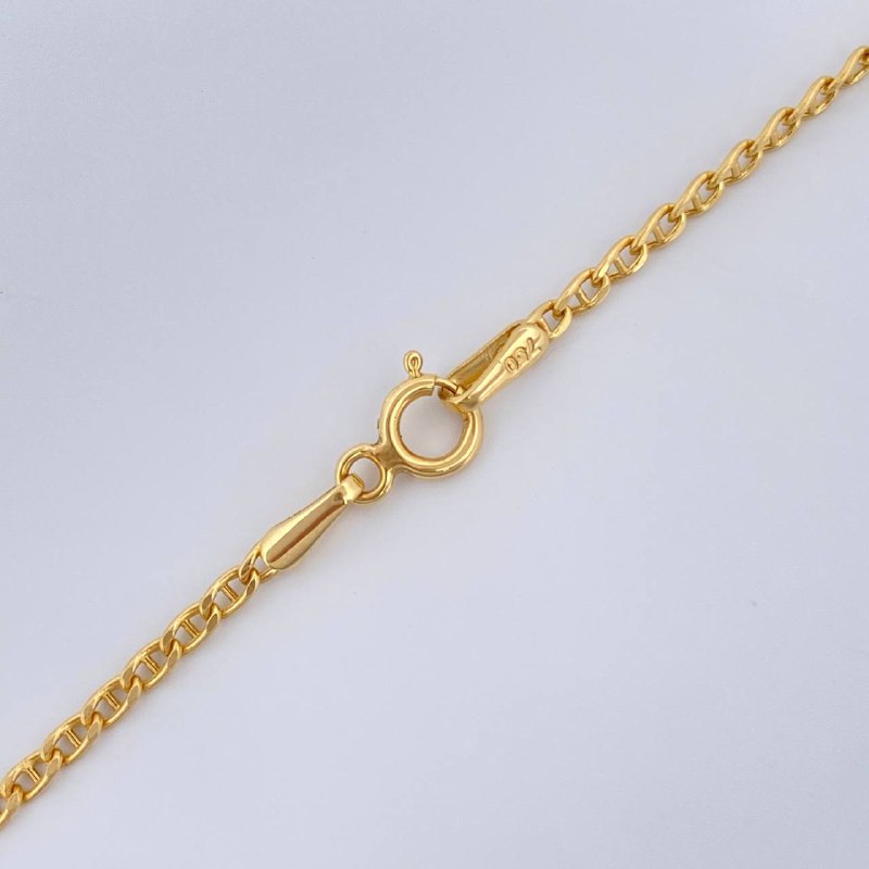 Flat Mariner Chain 2gr / 45.5cm / 18K Yellow Gold +3 $