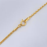 Flat Mariner Chain 2gr / 45.5cm / 18K Yellow Gold +3 $