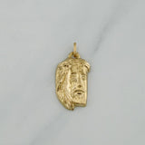 Dije Rostro Cristo 2.4 g / 1 1/4 in Oro Amarillo 18K