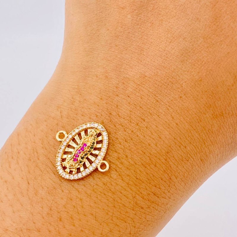 Charm Virgen de Guadalupe 2.05g / 3/4 in Yellow Gold 18K