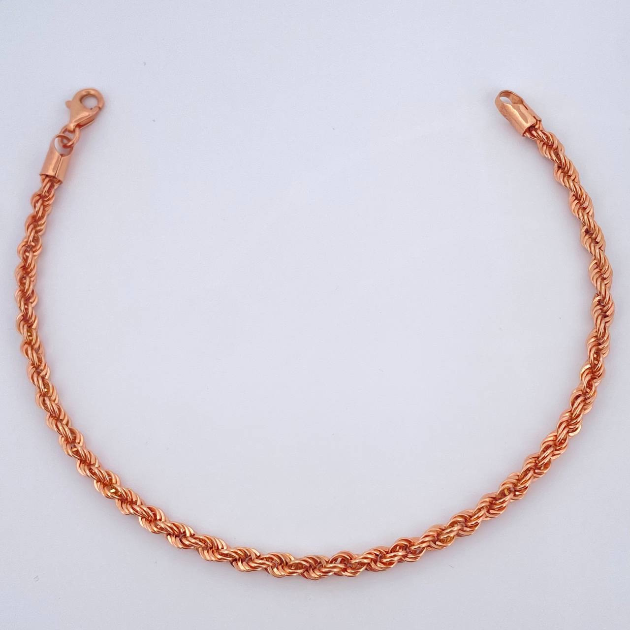 Pulso Lazo 2.9gr / 7 1/2 in / Oro Rosa +3 18K $