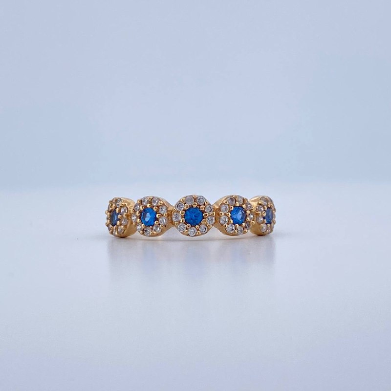 Anillo Churumbela Tupido 2.05gr / T6 1/2 / Oro Amarillo 18K &