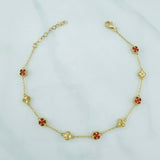 Clover Bracelet Classic Link 3.8 g / 8 1/2 in / 4.1 mm 18K Yellow Gold