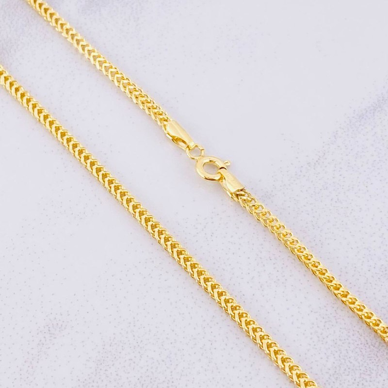 Cadena Franco 6g / 24 in / 2.1mm Oro Amarillo 18K