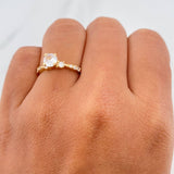Solitaire Ring Churumbela 1.9 g / T5 Yellow Gold 18K
