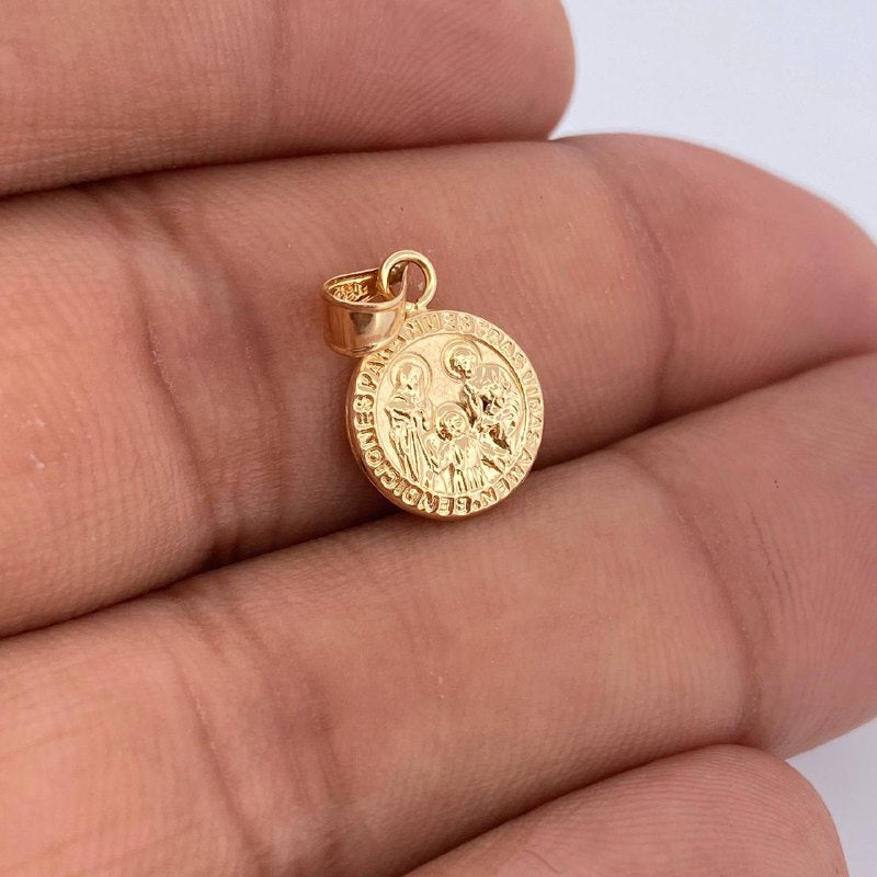 Pendant Holy Family 0.5gr / 0.8in / 18K Gold +0$