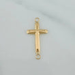 Charm Cross 0.5gr / 1 in / 18K Yellow Gold %