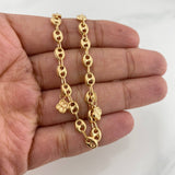 Tobillera Gc Dijes 5 g / 10 1/4 in / 4.8 mm Oro Amarillo 18K