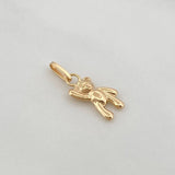 Dije Oso Manito Arriba 0.4gr / 3/4 in / Oro Amarillo 18K &