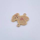 Charm Fitting 2.1gr / 2cm / 18K Gold &