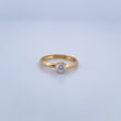 Solitaire Ring Churumbela Base 1.15gr / Size 6 / 18K Gold &