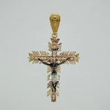 Dije Cruz Cristo Milagroso De Buga 11.15 g / 2 1/2 in Tres Oros 18K