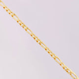 Figaro Bracelet 2.25g / 7 1/2 in / 3.36mm 18K Yellow Gold