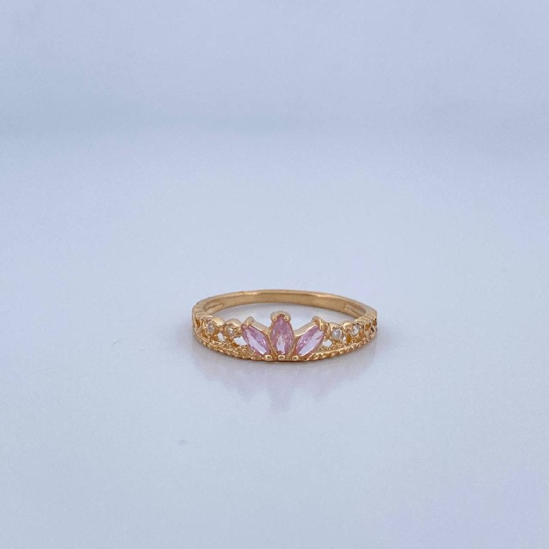 Tiara Ring 1.75gr / Size 6 1/4 / 18K Gold &