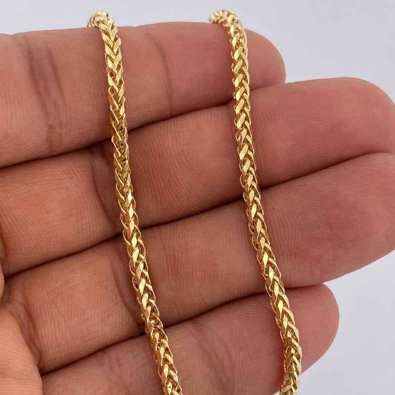 Franco Chain 8.2gr / 26in / 14K Gold +3 Italy &