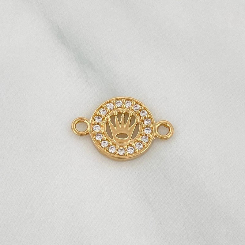 Charm Crown 0.65 g / 1/2 in 18K Yellow Gold