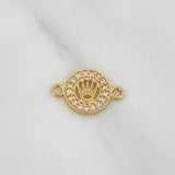 Charm Crown 0.65 g / 1/2 in 18K Yellow Gold