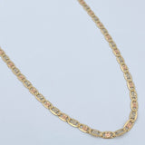 Cadena Escalera Plana 7.2gr / 23 3/4 in / Tres Oros +3 18K %