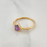 Solitaire Ring Drop 2.15 g / T7 Yellow Gold 18K