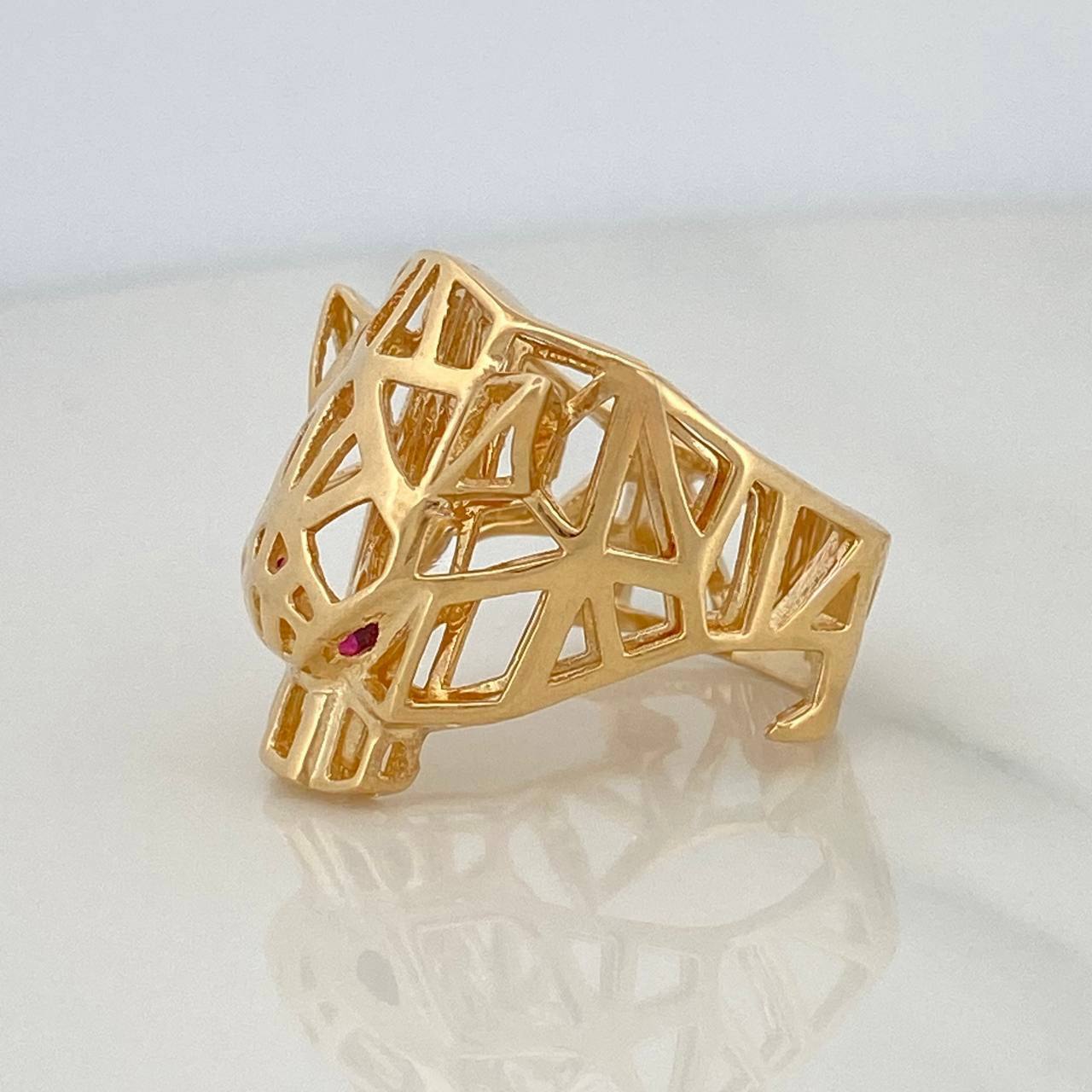 Anillo Pantera 11.75 g / T9 1/2 Oro Amarillo 18K