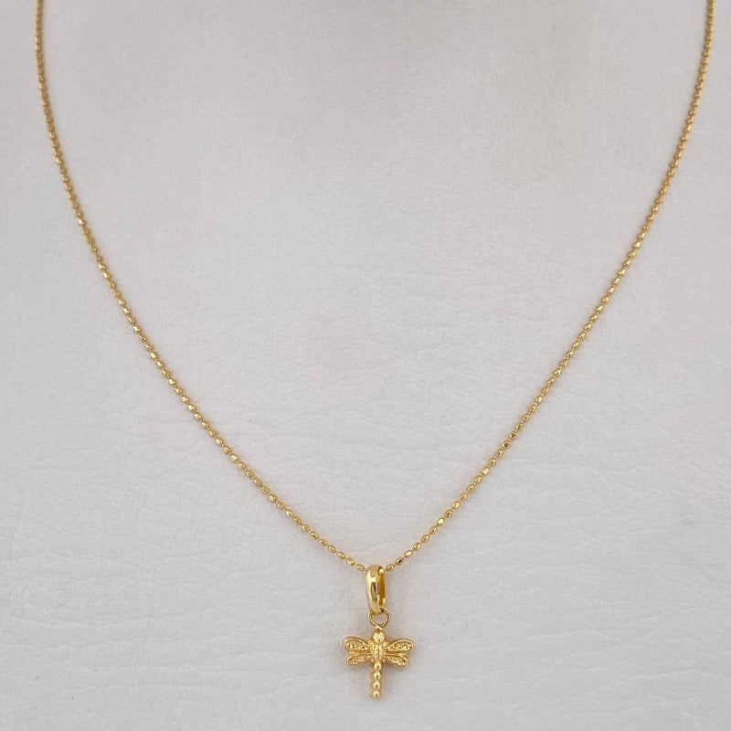 Military Chain and Pendant Set + Dragonfly 1.7gr / 18K Gold $
