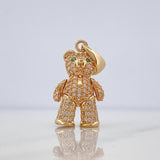 Dije Oso Corbata Articulado 4.45 g / 1 1/4 in Oro Amarillo 18K