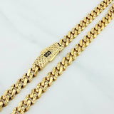 Cadena Cubana Infinito 24.75 g / 24 1/4 in / 6.2 mm Oro Amarillo 18K